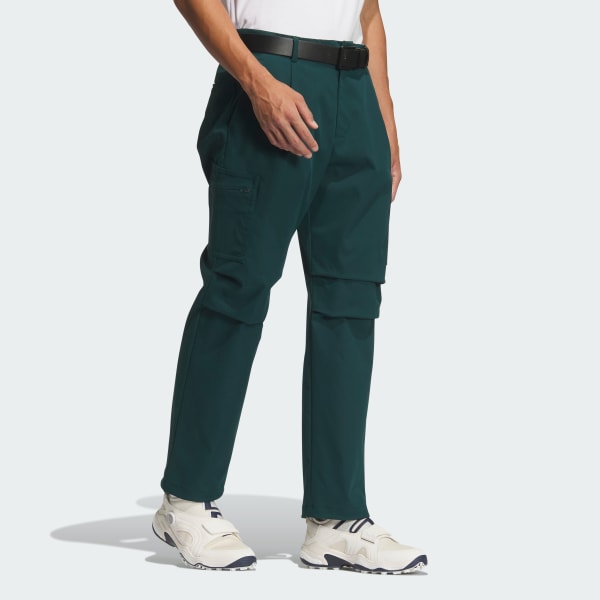 Green 트위스트위브 카고 앵클 팬츠