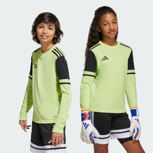 Zielony Koszulka Squadra 25 Goalkeeper Long Sleeve Kids