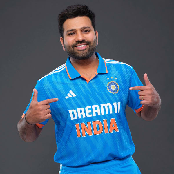 Adidas India Cricket ODI Jersey for Men, Bright Blue M