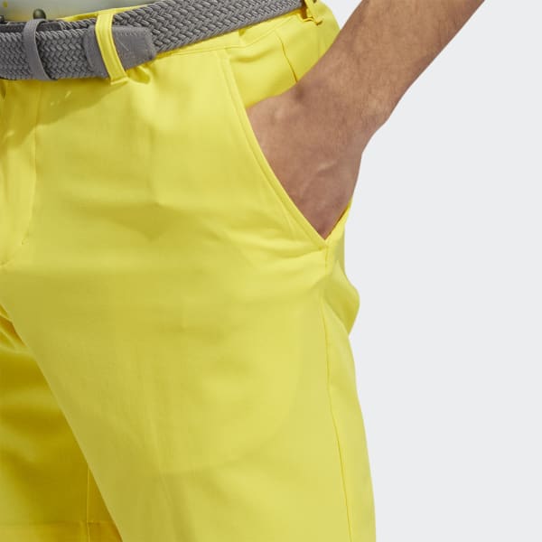 Mens yellow golf shorts best sale