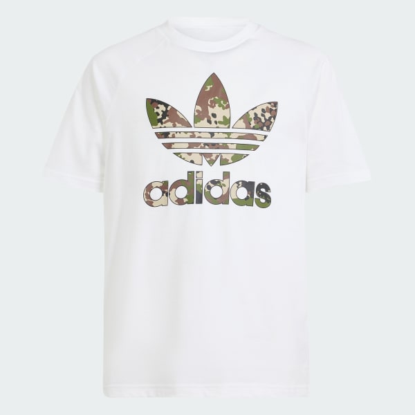 Blanco Camiseta Camo