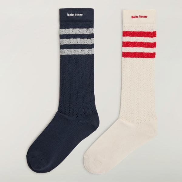 Branco Wales Bonner Crochet Hi Sock