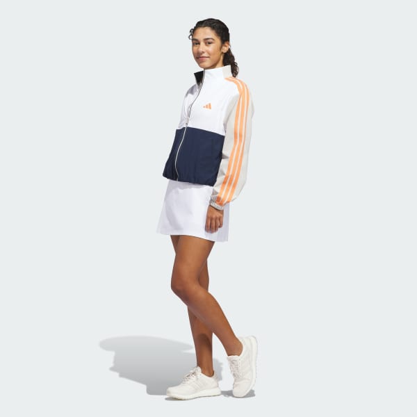 blauw Beyond The Course Colorblock Twistweave Jack met Lange Ritssluiting