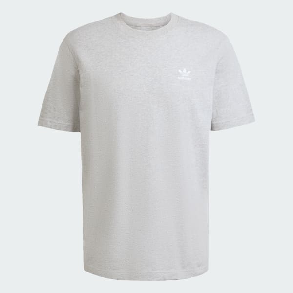 adidas Trefoil Essentials Tee - Grey | Free Shipping with adiClub