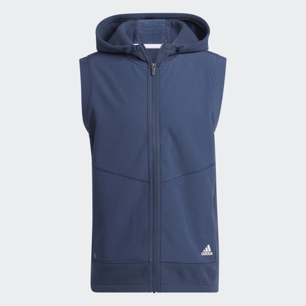 Blau Statement Full-Zip Hooded Weste