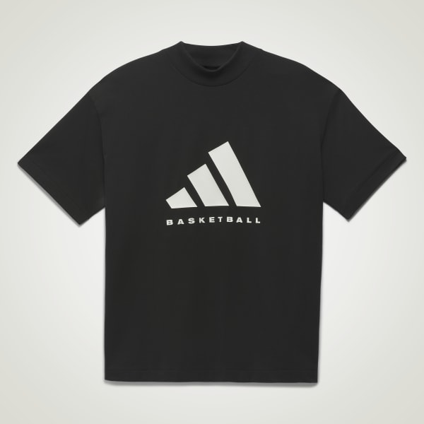 Negro Camiseta adidas Basketball 001_
