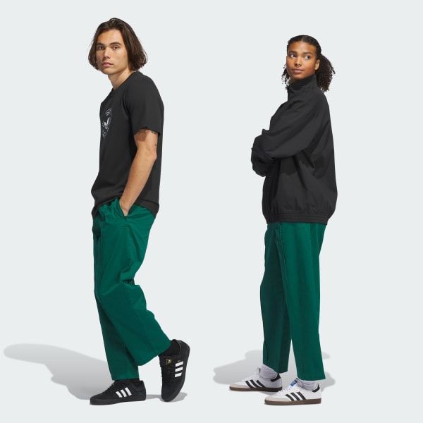 Green Pintuck Pants (Gender Neutral)