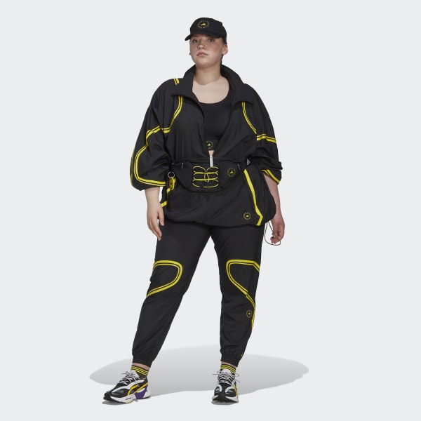 Czerń adidas by Stella McCartney TruePace Woven Jacket (Plus Size) QD683