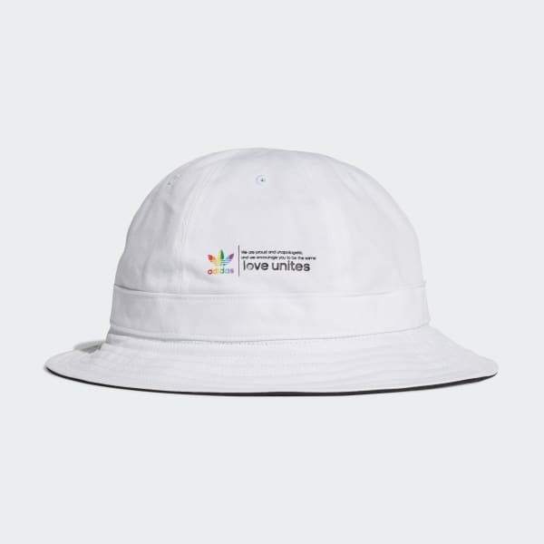 adidas Pride Bucket Hat - White 