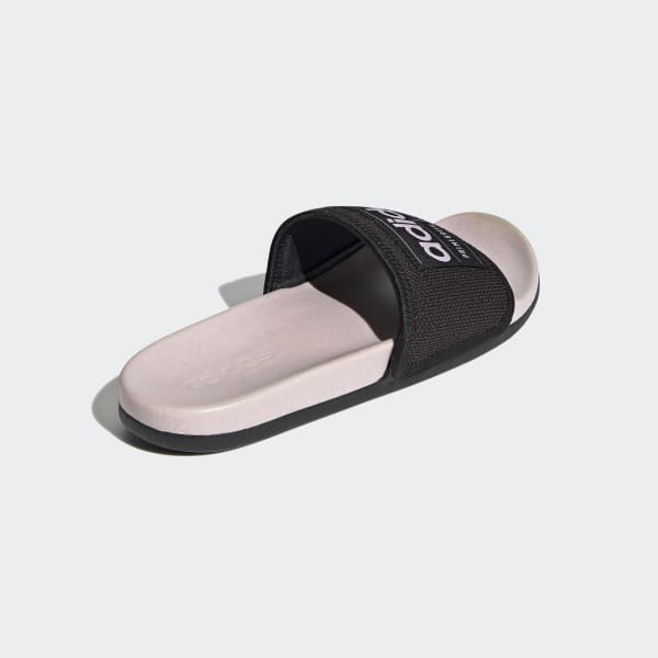 Black Adilette Comfort Slides CBY96