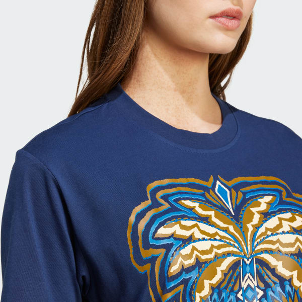 adidas x FARM Rio Graphic Tee Blue adidas Thailand