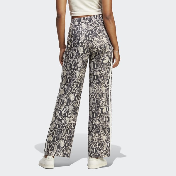 Svart Python Track Pants