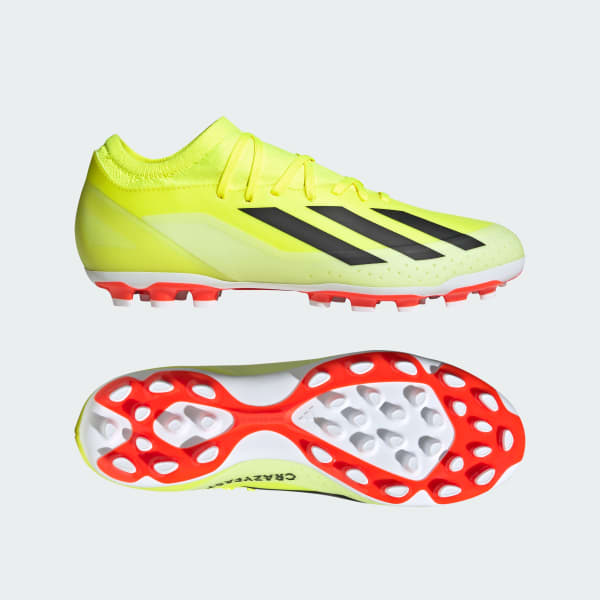 Gul X Crazyfast League Artificial Grass Fotbollsskor