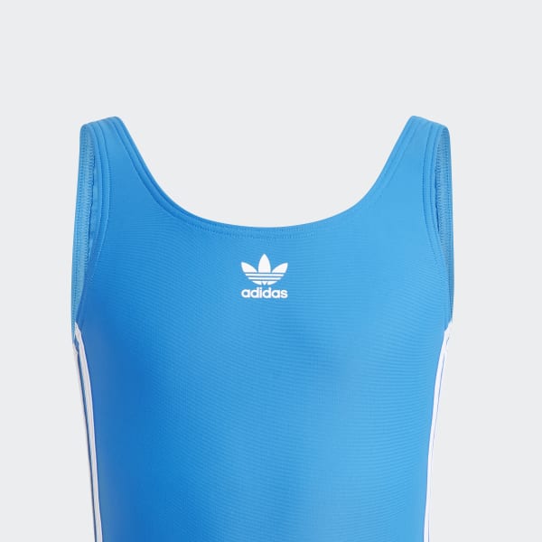 Niebieski Originals Adicolor 3-Stripes Swimsuit