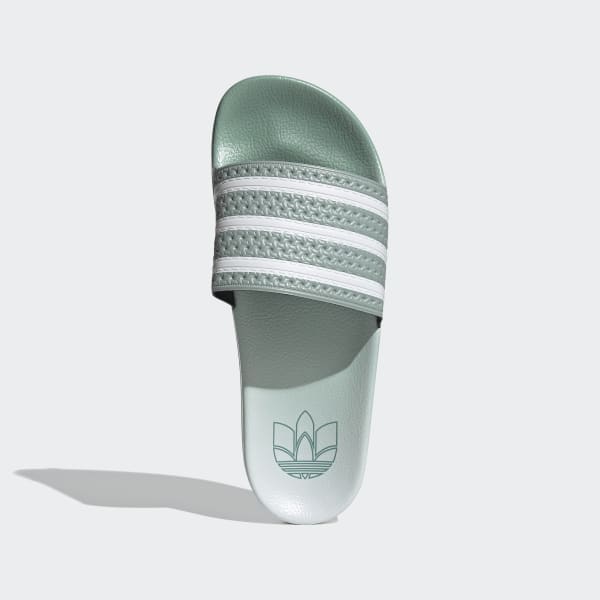 adilette hazy green