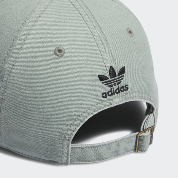 adidas Relaxed StrapBack Hat Silver Men's Lifestyle adidas US
