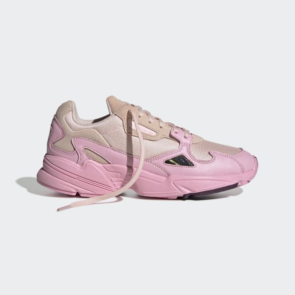 adidas pink falcon trainers