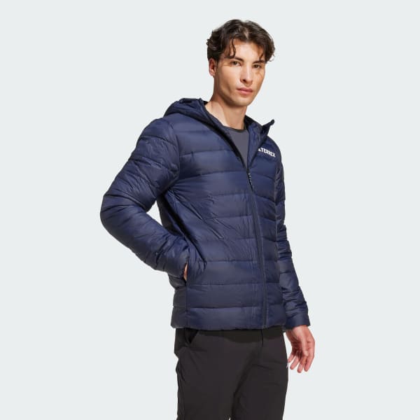 Blau Terrex Multi Essentials CLIMAWARM Light Down Hooded Jacket