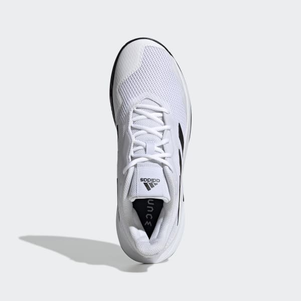 White Courtjam Control Tennis Shoes
