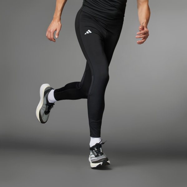 Hitam Legging Lari Panjang Adizero Essentials