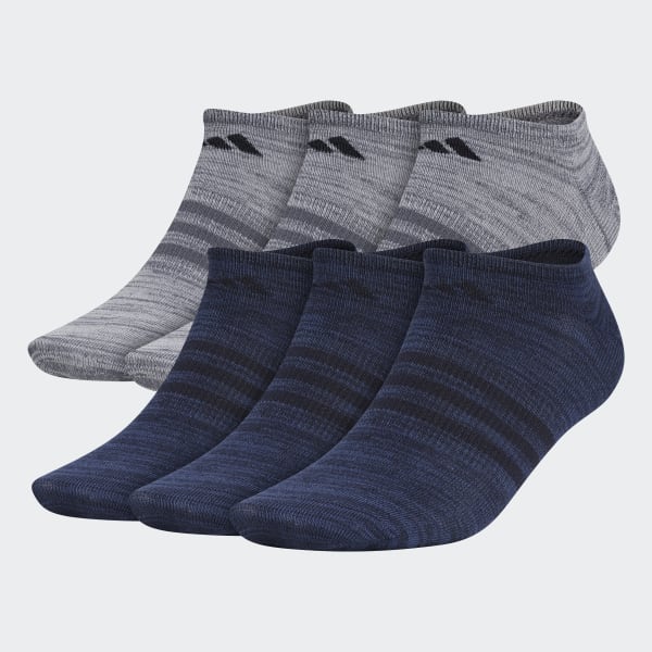 adidas Superlite No-Show Socks 6 Pairs - Multicolor | Men's Training ...