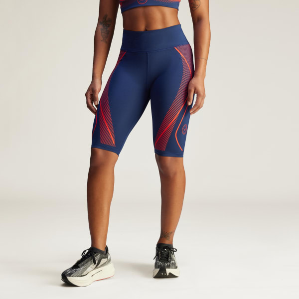 Blue adidas by Stella McCartney TruePace Bike Leggings