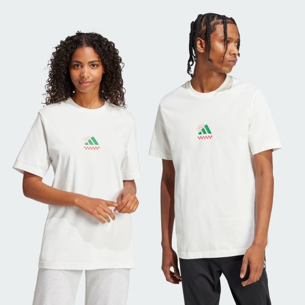 White Lounge Pizza Graphic Tee