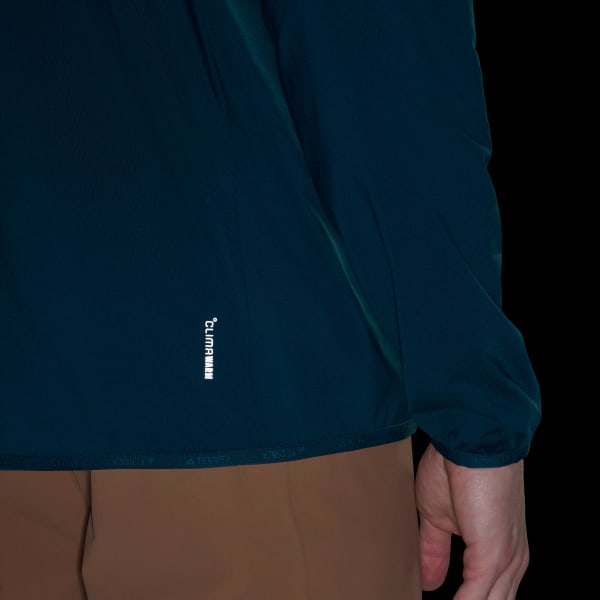 adidas Terrex Multi CLIMAWARM Half-Zip Tech Fleece Jacket - Green