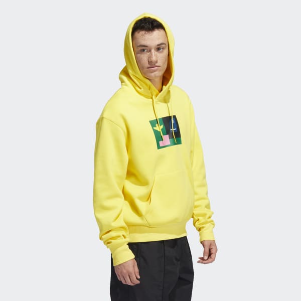 Yellow Shmoofoil Painted Hoodie (Gender Neutral) I7016