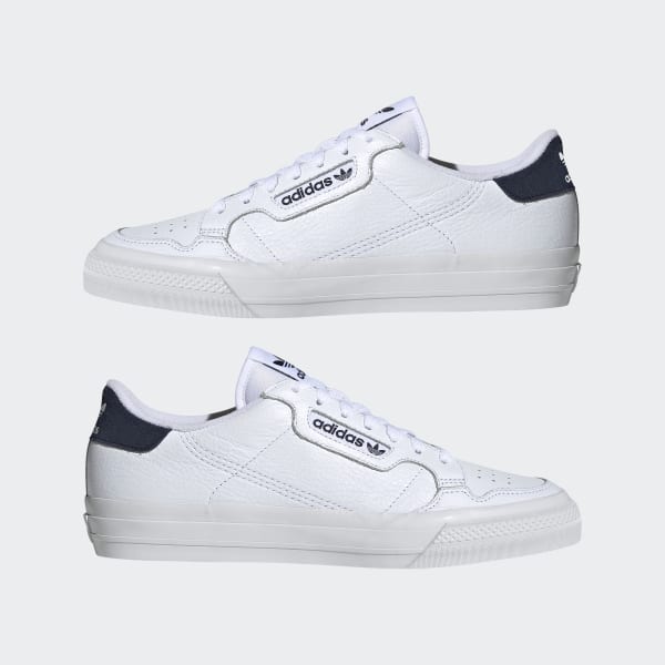 adidas Continental Vulc Shoes White | UK
