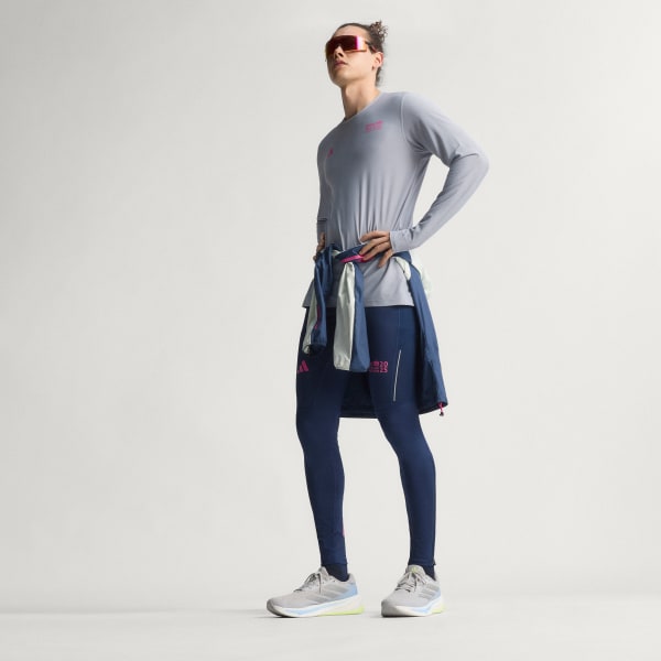 Gris T-shirt manches longues BMW Berlin-Marathon 2025