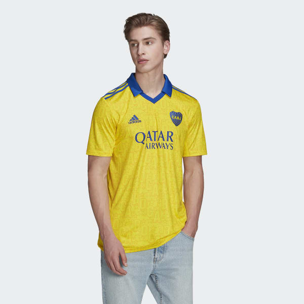 Amarillo Camiseta tercera equipación Boca Juniors 22/23 DB689