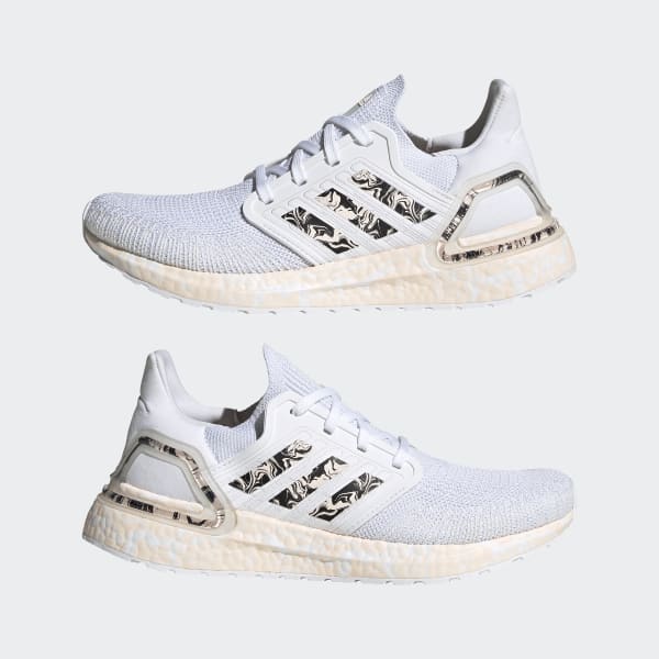 White Ultraboost 20 Glam Pack Shoes