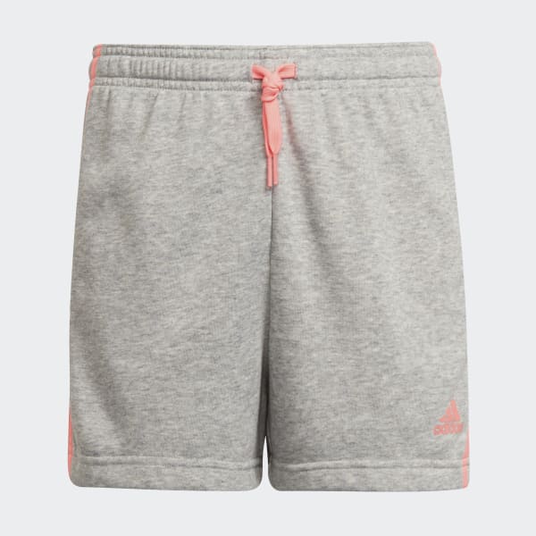 Grey adidas Essentials 3-Stripes Shorts