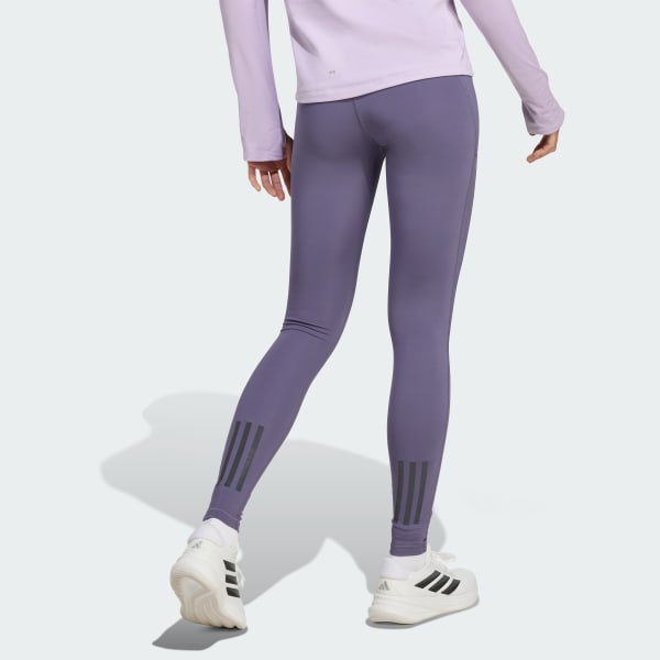 adidas Own the Run Full-Length Leggings - Purple | Free