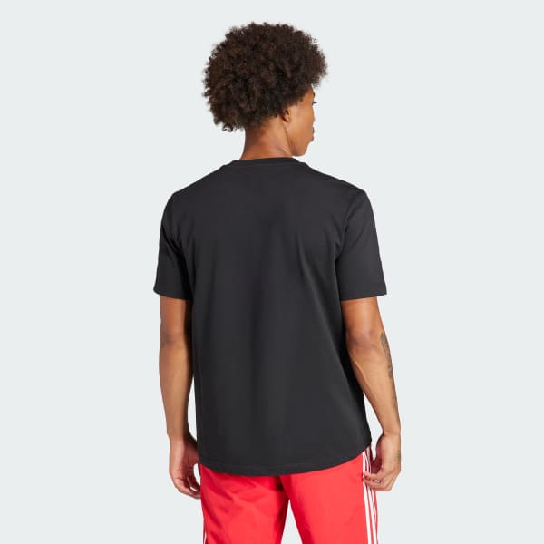 Nero T-shirt adicolor Trefoil