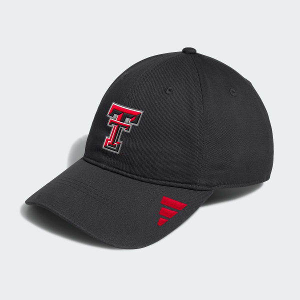 adidas Texas Tech Slouch Adjustable Cap - Black | Free