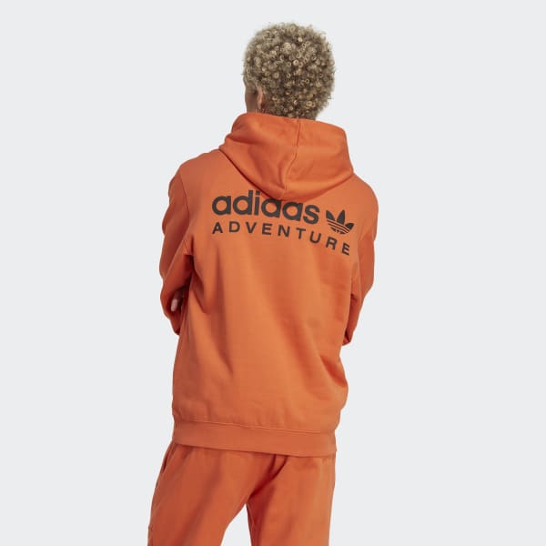Orange adidas Adventure hættetrøje