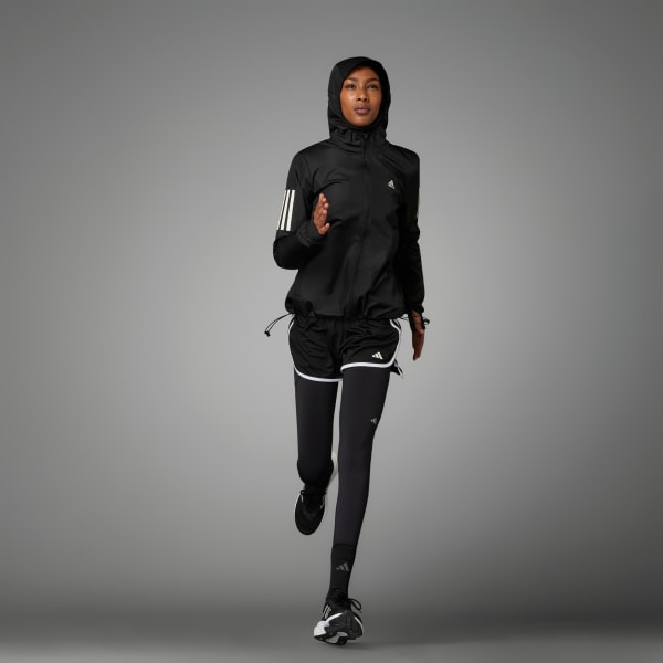 adidas Own the Run Hooded | Running - Windbreaker Black US Women\'s adidas | Running