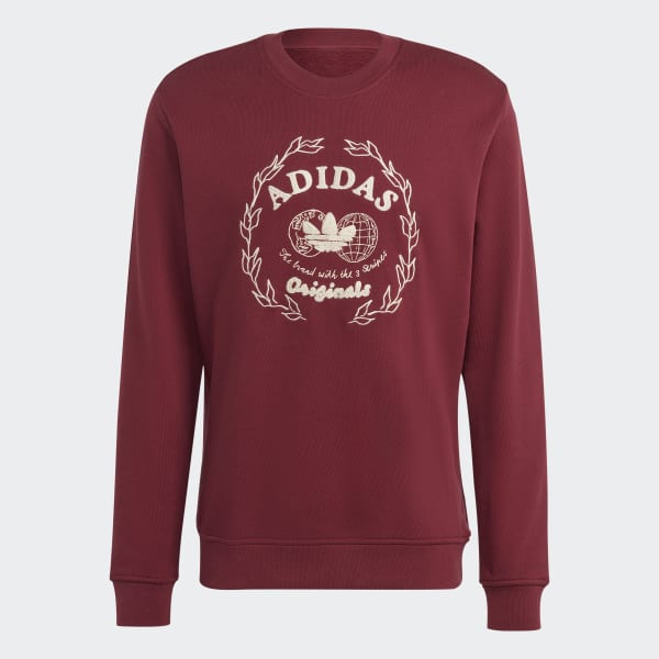 Bordowy Graphics Archive Crew Sweatshirt