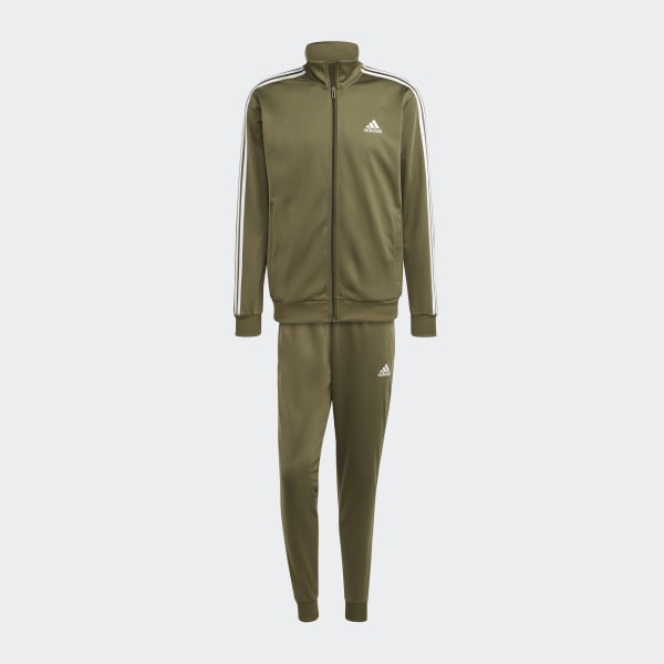 GO Sport Mauritius - WOMEN'S ESSENTIALS 3-STRIPES TRACK SUIT🔥 Pulling  together a look that's classically sporty doesn't get any easier than this.  This adidas track suit has a regular fit that feels