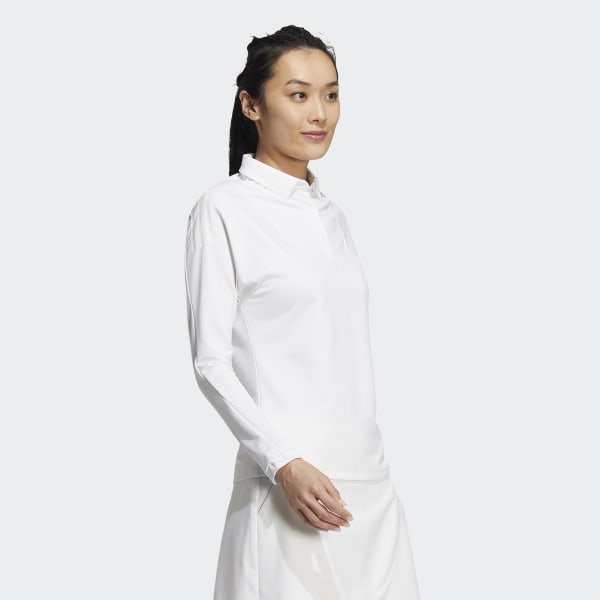 White 콜드레디 긴팔 폴로 셔츠