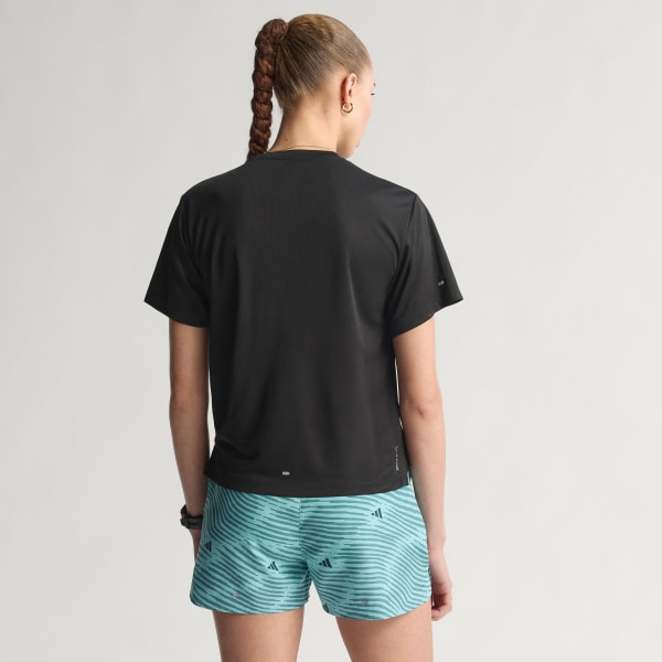 Negro polo de Running Adi365 Essentials Brand Love