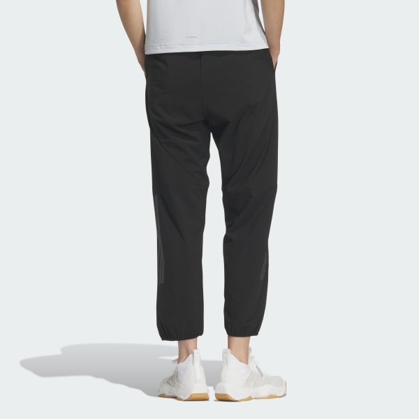 ブラック トレーニング エッセンシャルズ プラス ルーズフィット ストレッチ ウーブン 9/10 テーパードパンツ