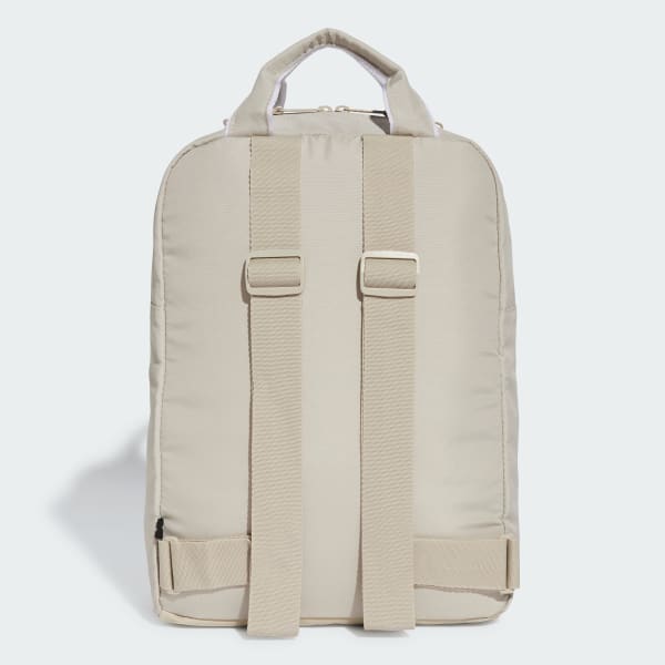 Beige Linear Essentials Backpack