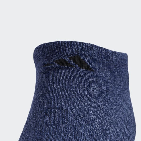 Blue Athletic Cushioned No-Show Socks 6 Pack