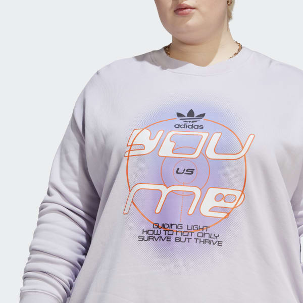 adidas Always Original Sweatshirt Plus Size Purple adidas India