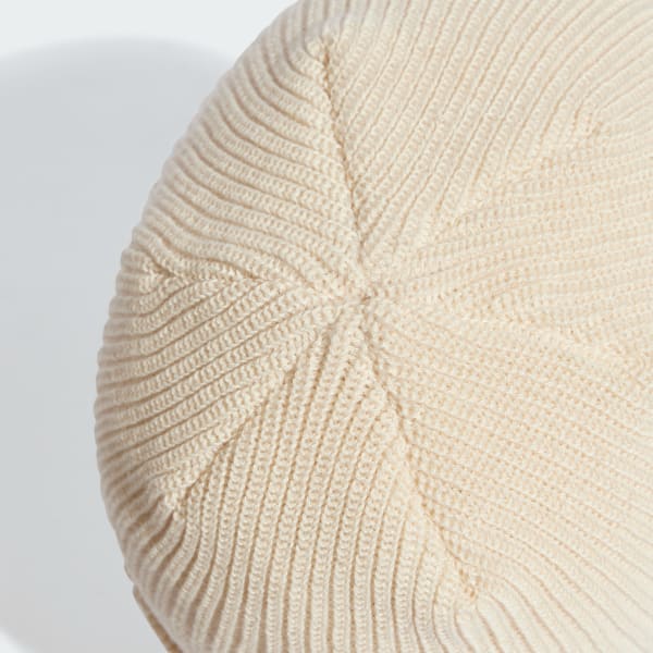 White Adicolor Short Beanie