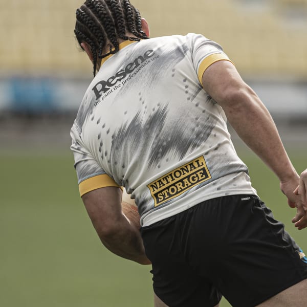 Bianco Maglia Replica Rugby Primeblue Alternate Hurricanes