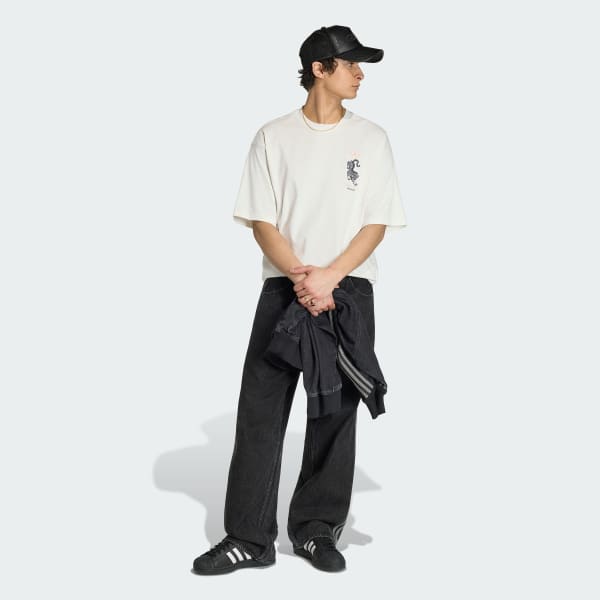 Branco T-SHIRT COM GRAFISMO CN TIGER